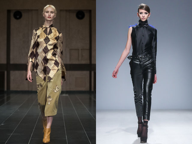 Асимметрия в блузах и рубашках 2016-2017