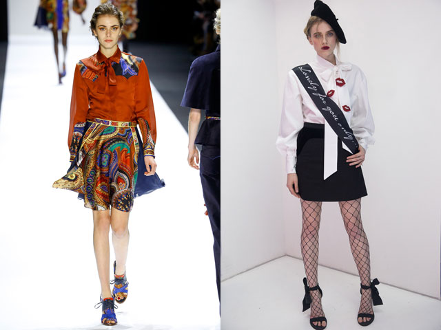 Модные блузы с бантом 2016-2017