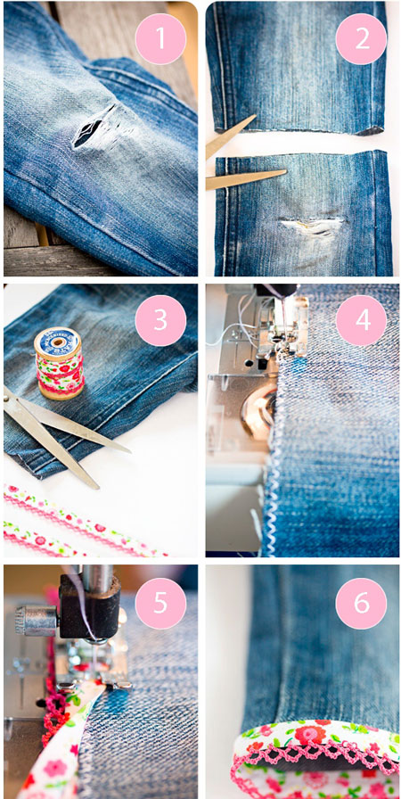 Фото джинсовых шорт из старых джинсов своими руками
