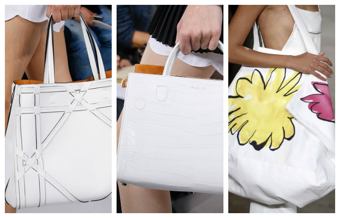 Модные белые сумки осень – зима 2016 – 2017, фото. Белые.