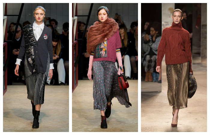 Юбки осень - зима 2016 – 2017, фото