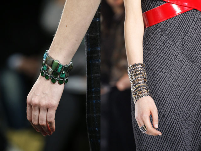 Многослойные украшения сезона осень-зима 2016-2017