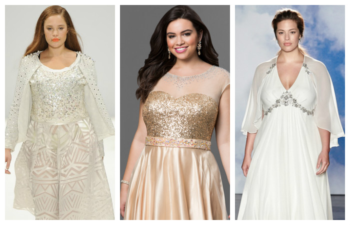 Красивые вечерние платья больших размеров, фото