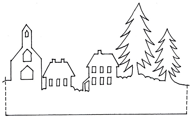 Шаблон для подсвечника