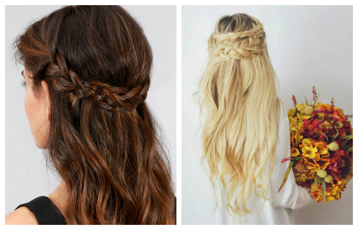 Варианты прически с косой для длинных волос, фото