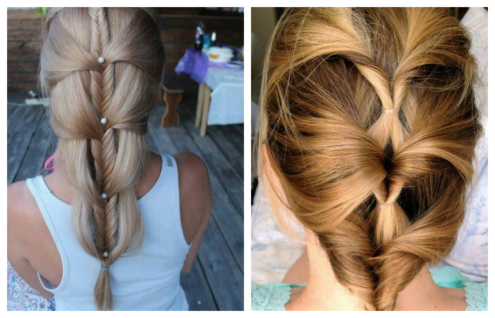 Варианты прически с косой для длинных волос, фото