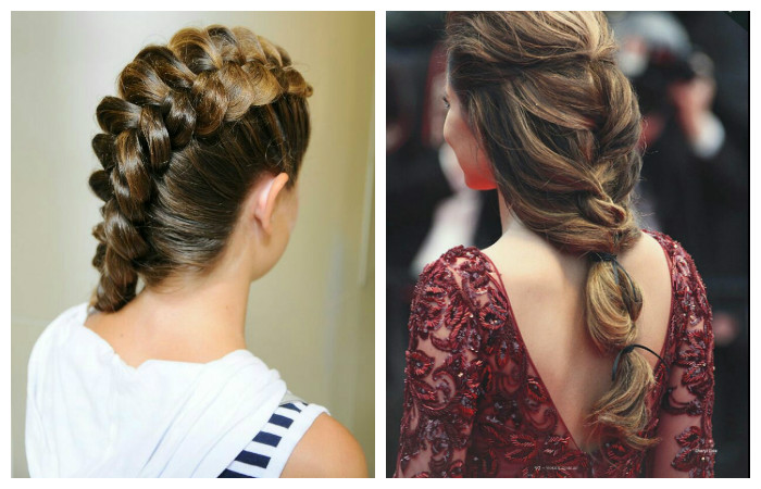 Варианты прически с косой для длинных волос, фото