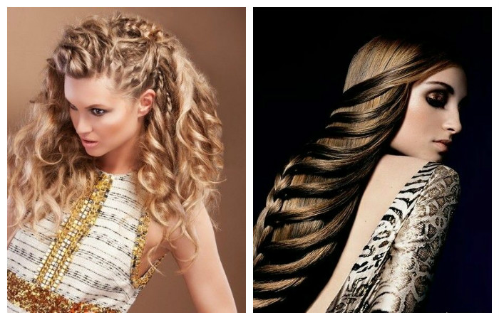 Варианты прически с косой для длинных волос, фото