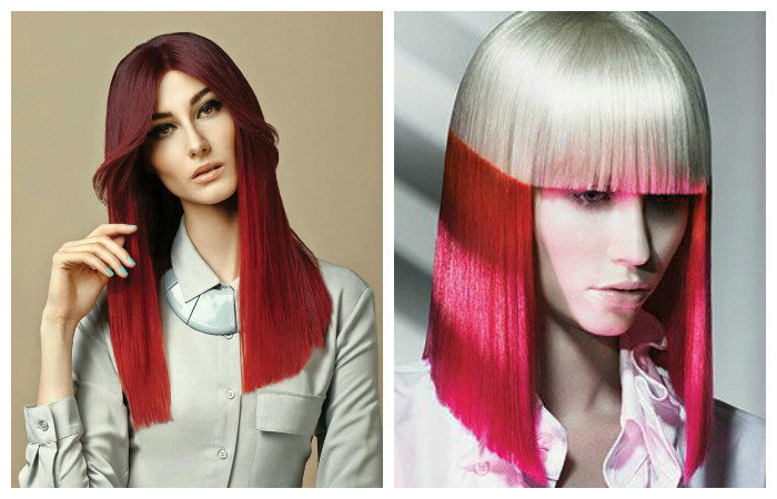 Прически с интересным окрашиванием на длинные волосы, фото