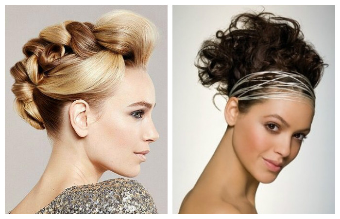 Креативные свадебные прически, фото
