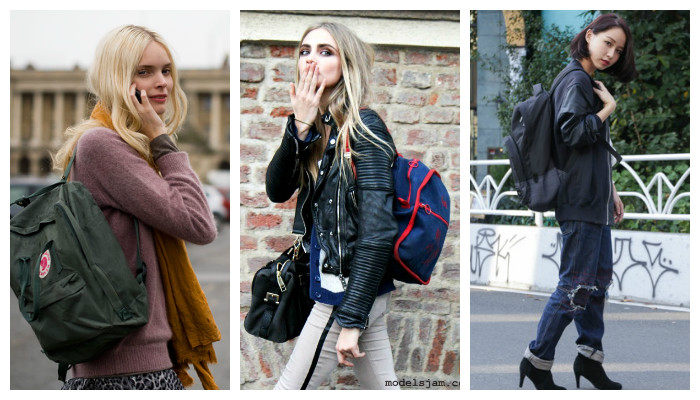 Рюкзак для города: с чем носить? Фото