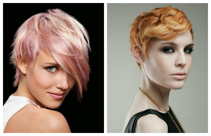 Текстурированная укладка короткой стрижки, фото