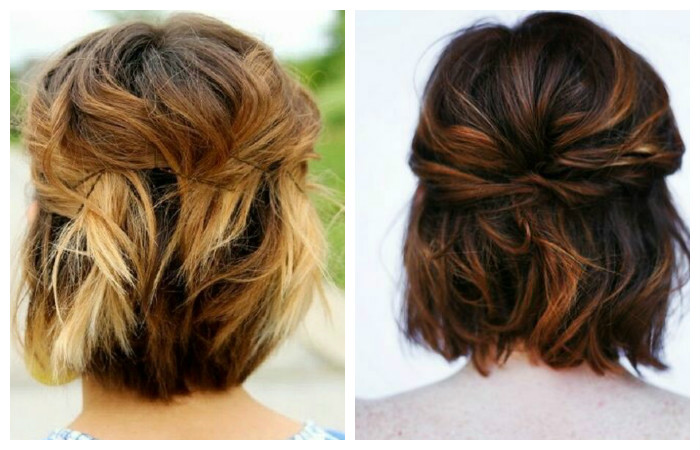 Прически на короткие волосы, фото