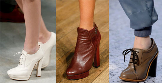 Модные цвета ботильонов осень-зима