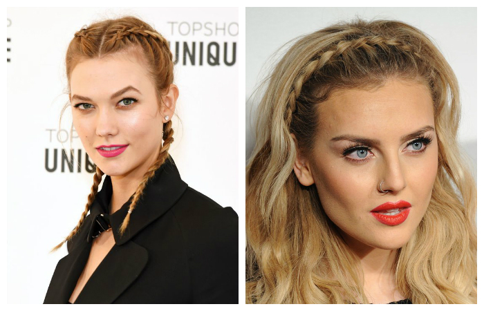 Легкие летние прически на средние волосы с косой, фото