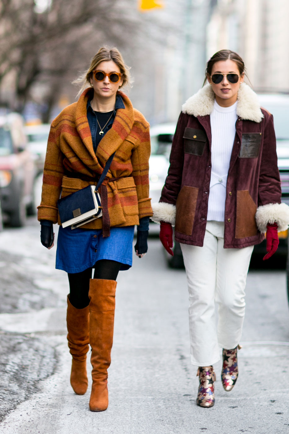 Уличная мода Нью-Йорка осень-зима 2015-2016 - фото новинки сезона
