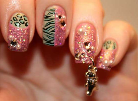 Маникюр на год огненного петуха