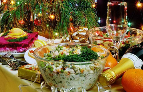 Новогодний стол 2017