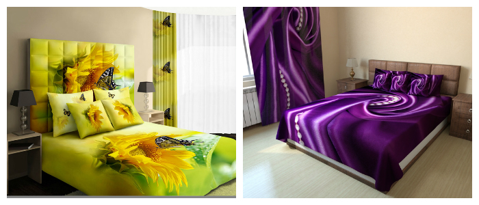 Красивое постельное белье с фотопечатью