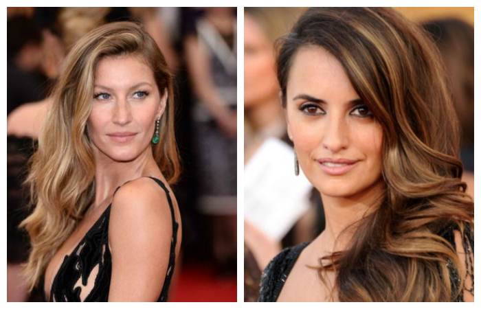 Модная укладка волос с асимметричным пробором